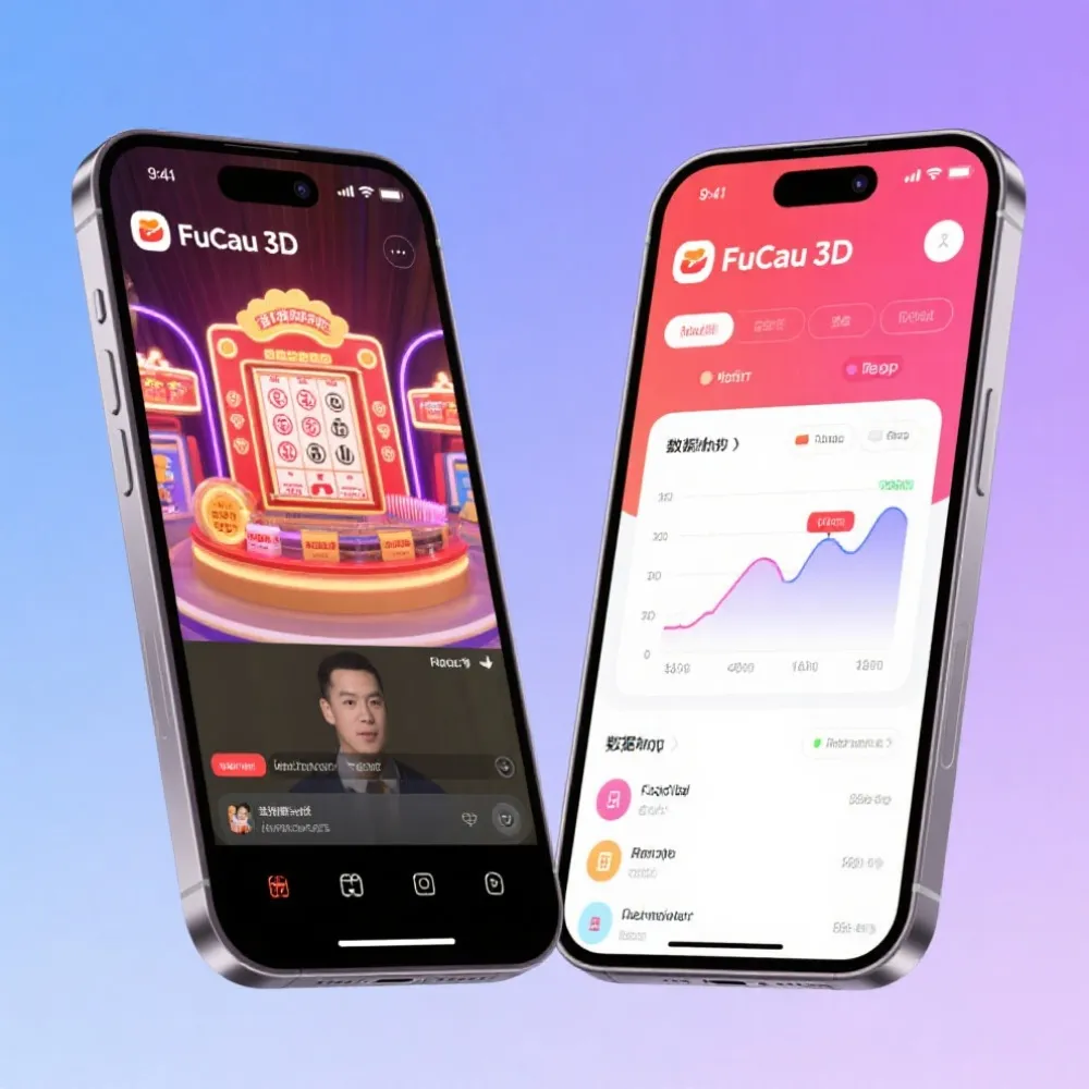 福彩3D开奖直播APP界面展示